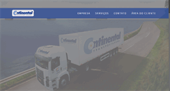 Desktop Screenshot of continentalnet.com.br